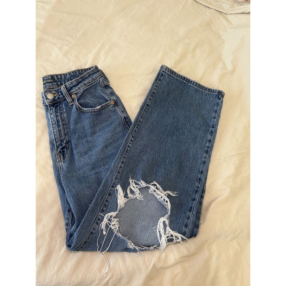 Wild Fable Women's Highest rise Baggy Jean Size 4/27R Distressed Comfy Pants